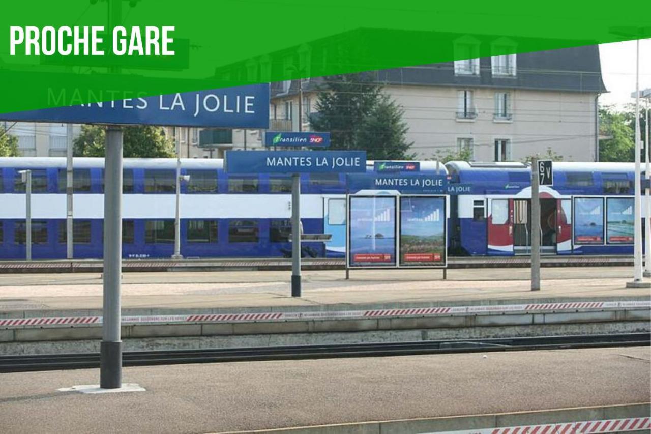 Gesteasy Au Top, Confort, Proche Gare Mantes-la-Jolie Exterior foto